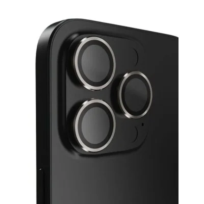 Bodyguardz Pure 3 Individual Camera Lens Protector For Iphone 16 Pro And 16 Pro Max - Titanium